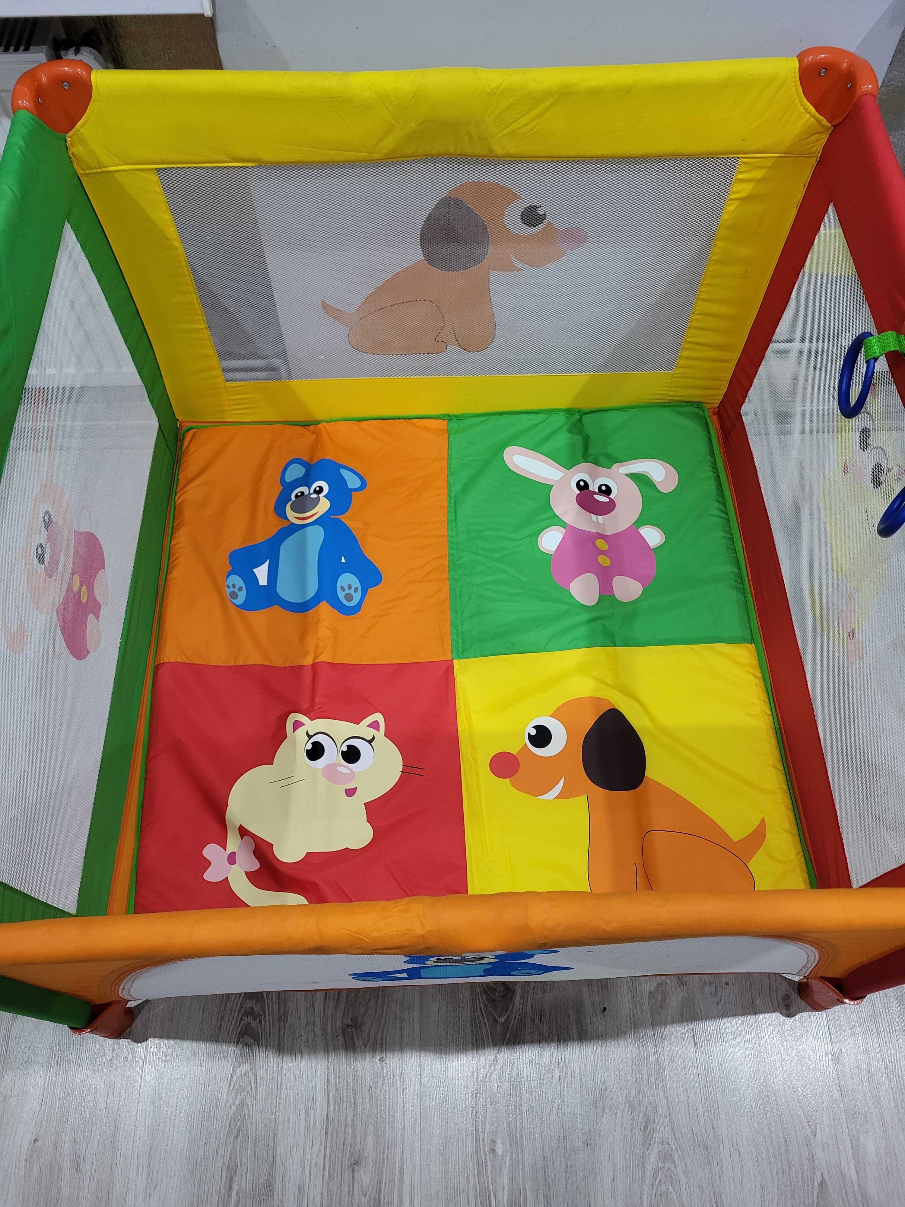 Kojec Baby Design Play 100 x 100 cm z materacem jak nowy