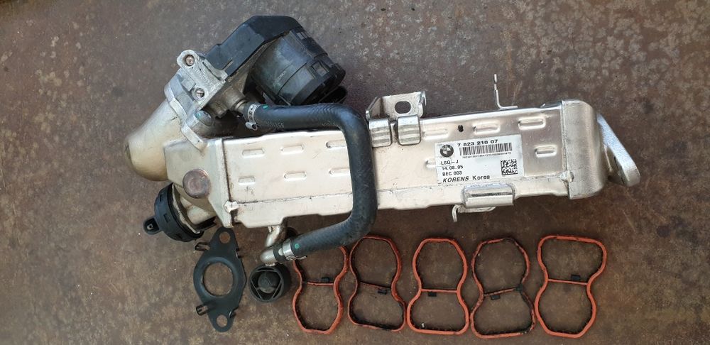EGR BMW,охладитель ОГ,моторы N47,N57 F серии Е серии Х5M50D,X6M50D