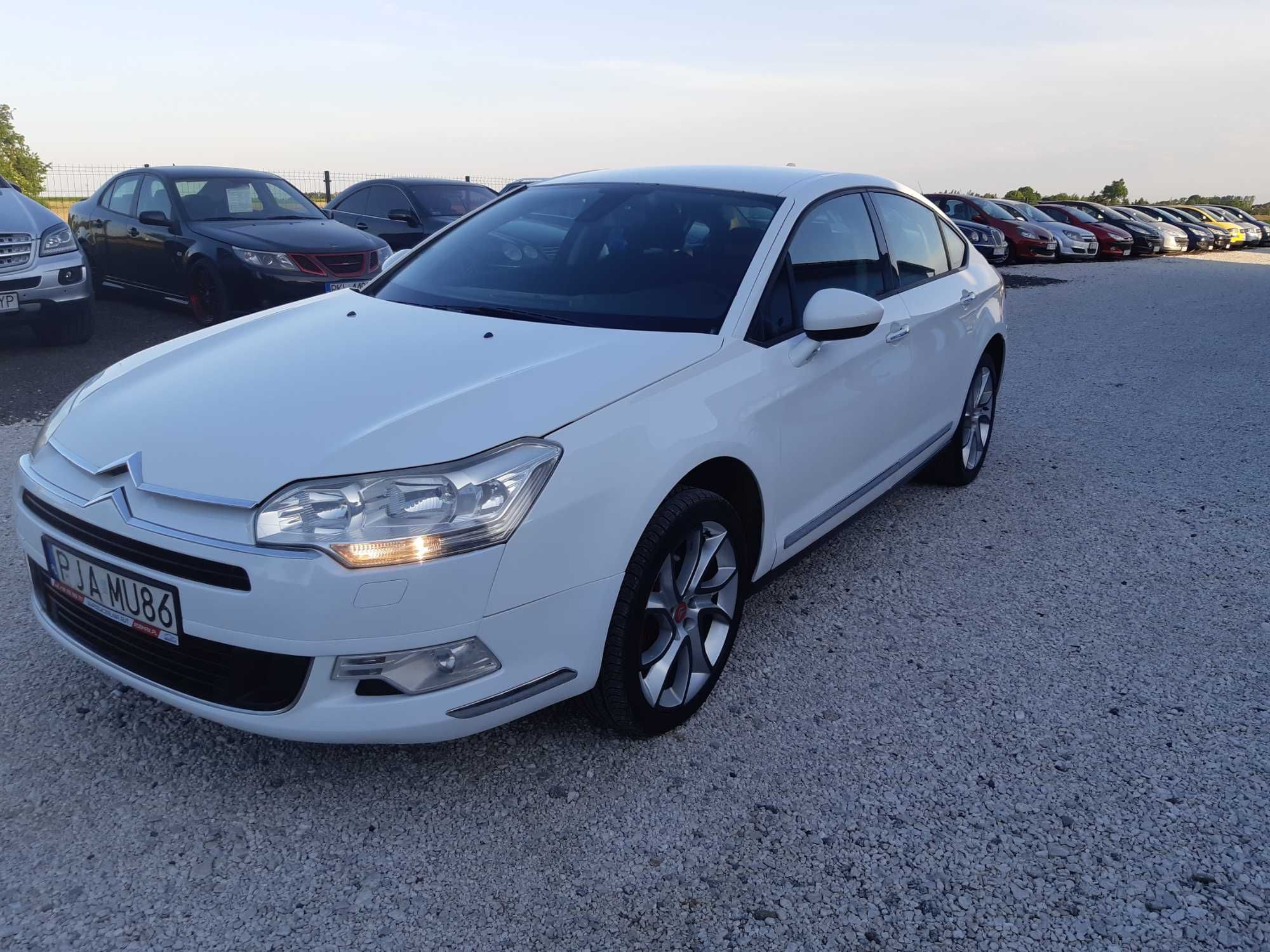 Citroen C5 III Sedan 2.0 HDI  Biały Zamiana Klima Alu 19 cali Zadbany