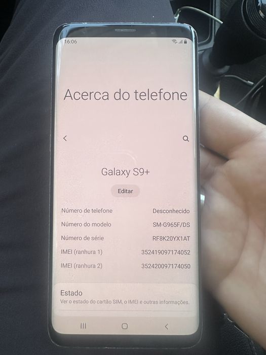 Vendo Samsung Galaxy S9+ (SM-G965F/DS),