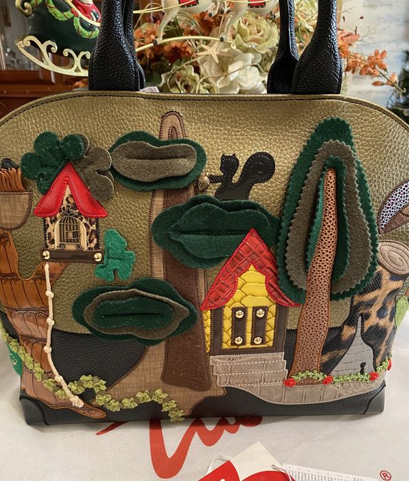 Mala Braccialini Handicraft Art Nova Etiqueta