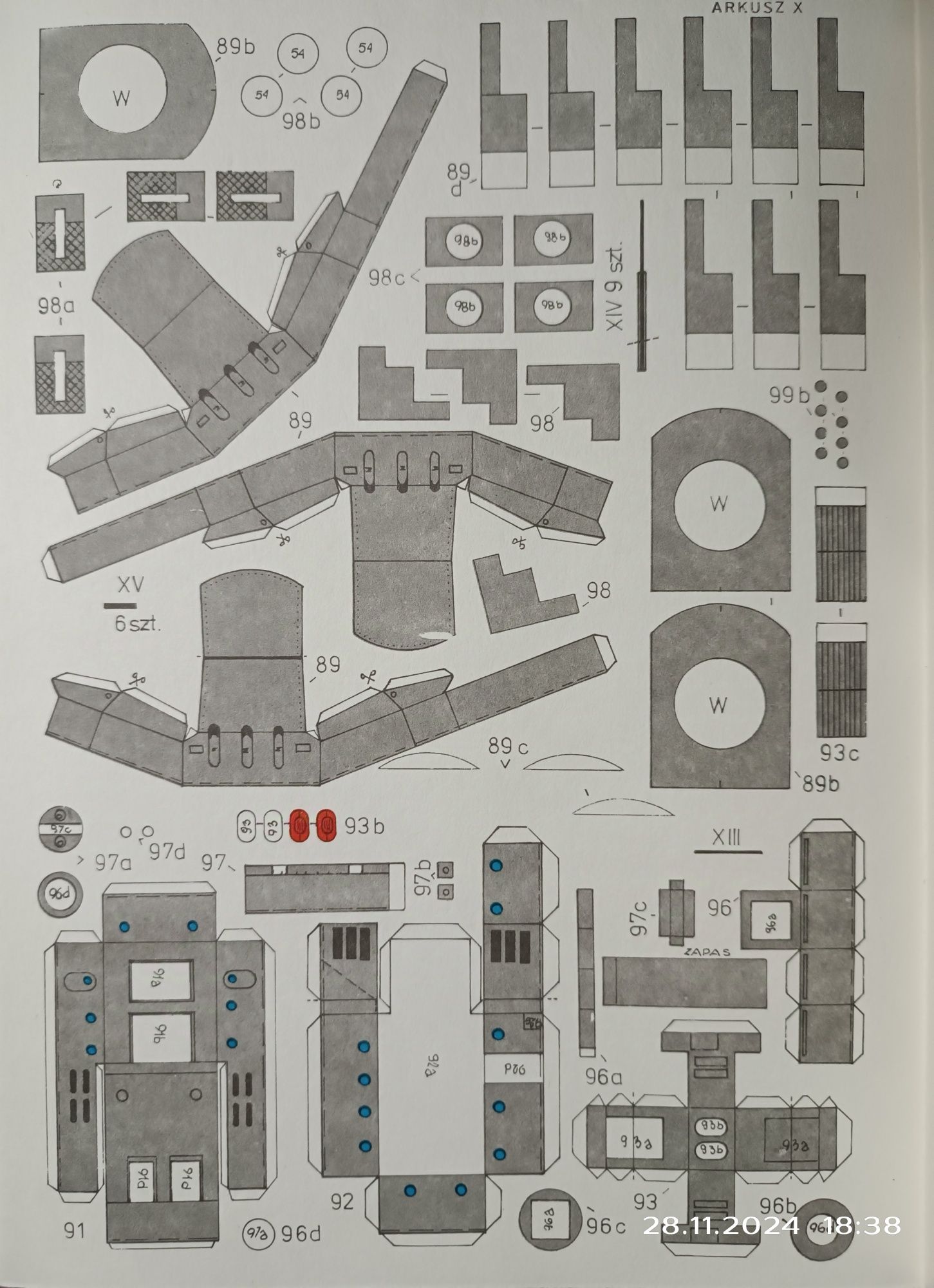 Model krążownik Nürnberg Mały Modelarz 10-11/93
