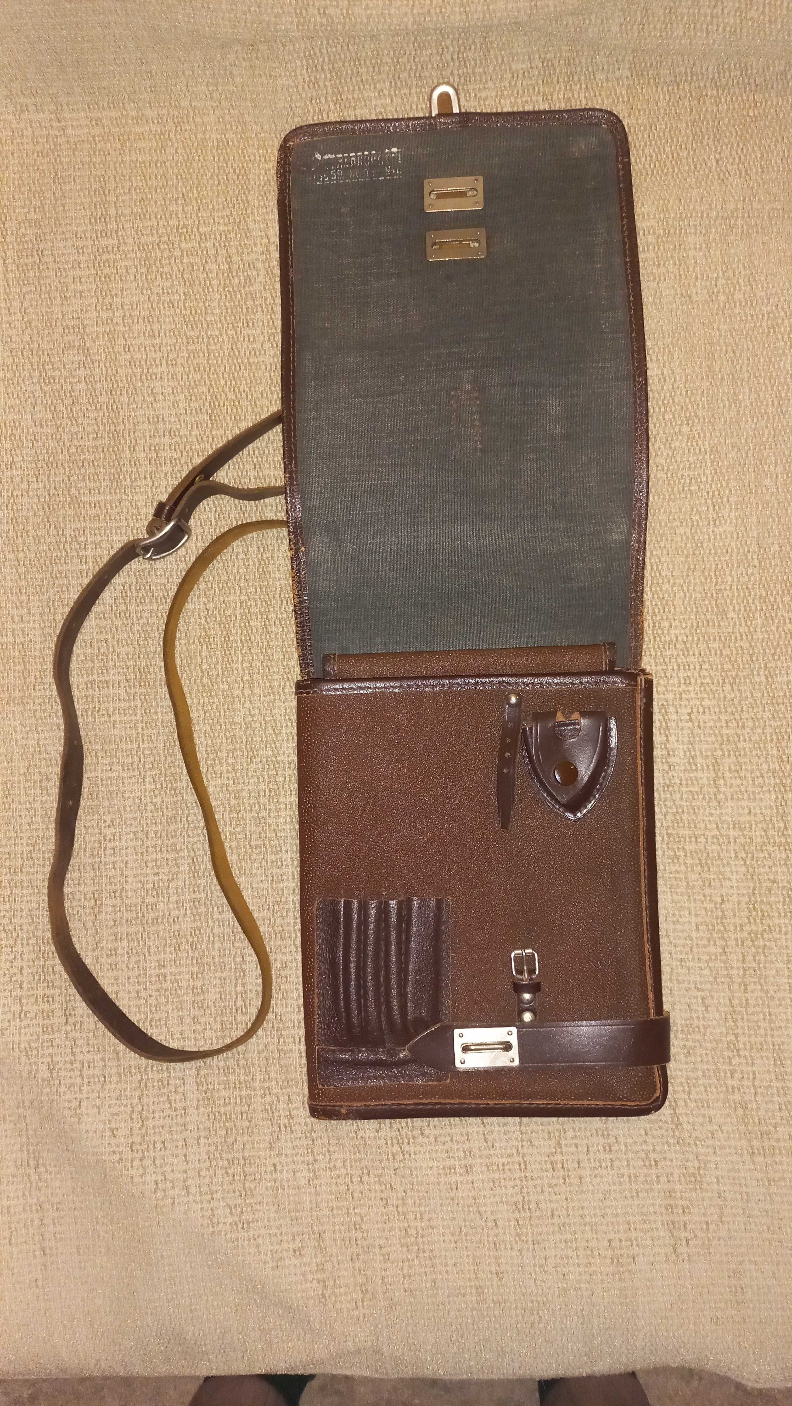 Польова сумка-планшет офіцерський, серж., кирзовий, СРСР, 1950 роки.