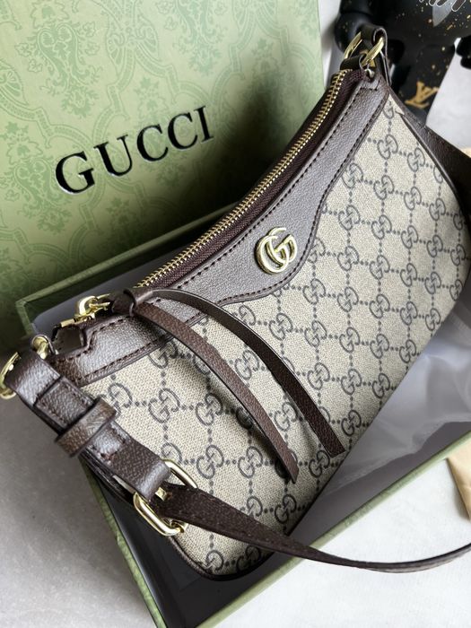 Сумка жіноча Gucci Ophidia женская сумочка гуччи гучы GG шкіряна
