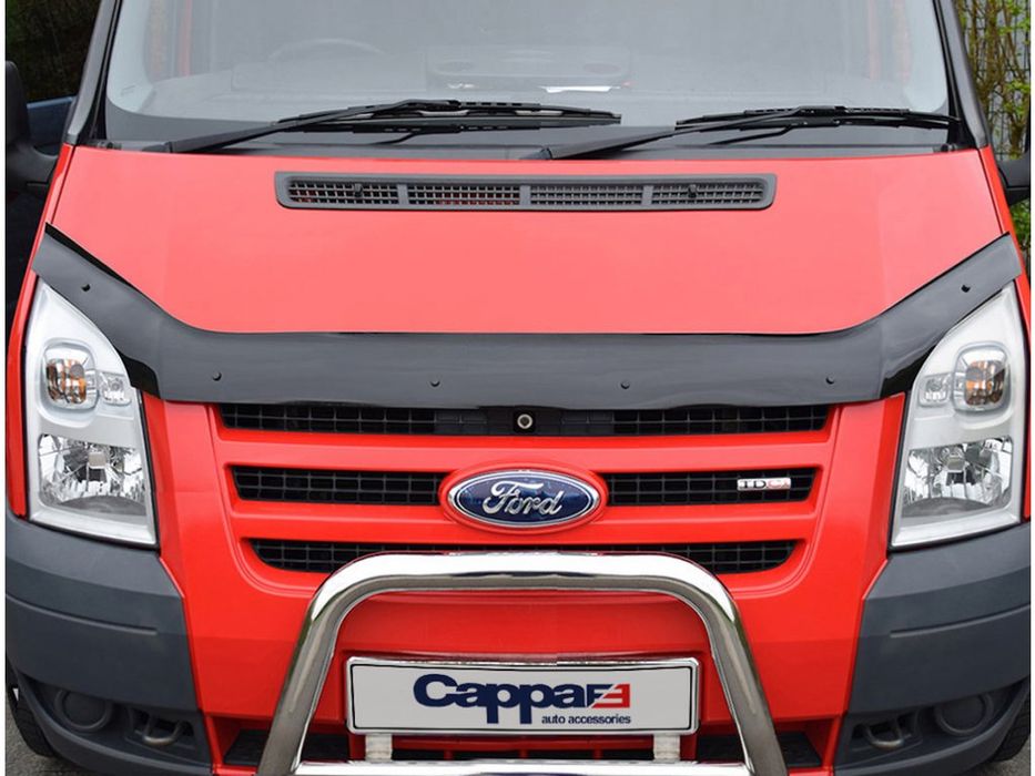 Ford Transit 2006-2014 Дефлектор капота (мухобойка) EuroCap