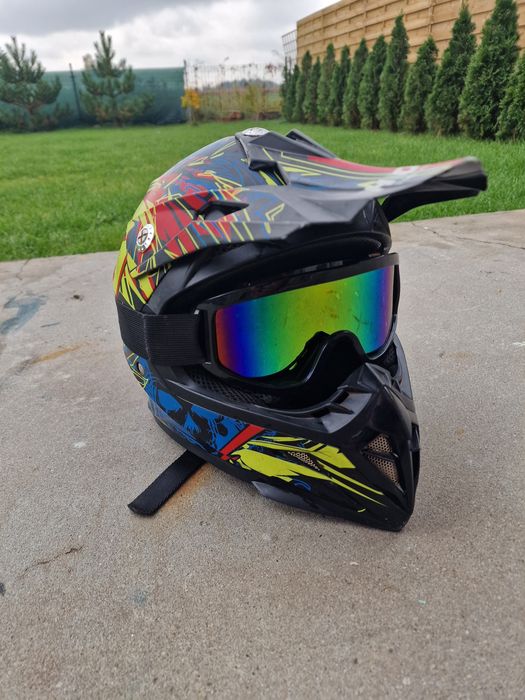 Kask dziecięcy Motocross rozmiar YM