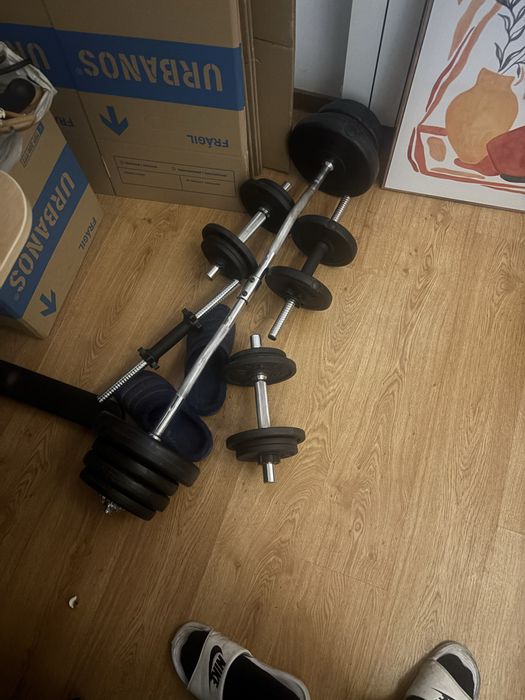 Conjunto de halteres