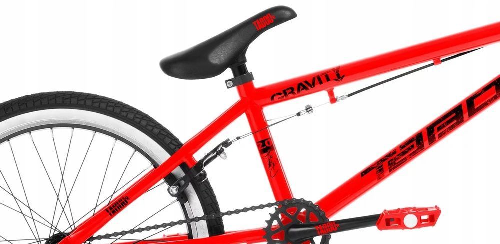 Rower BMX TABOU GRAVITY 2.0 rama 10" koła 20" red/black U-brake