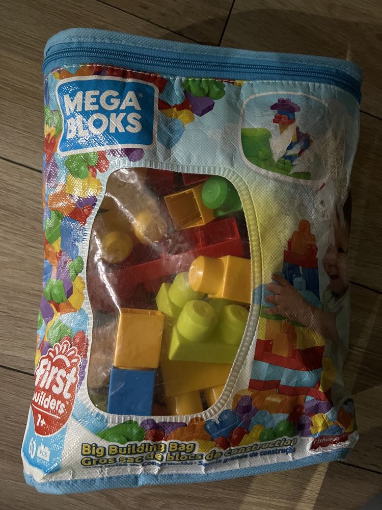 Klocki megabloks taczka ukladanka