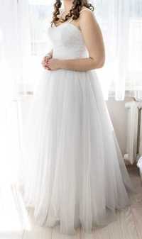 piękna suknia ślubna princeska