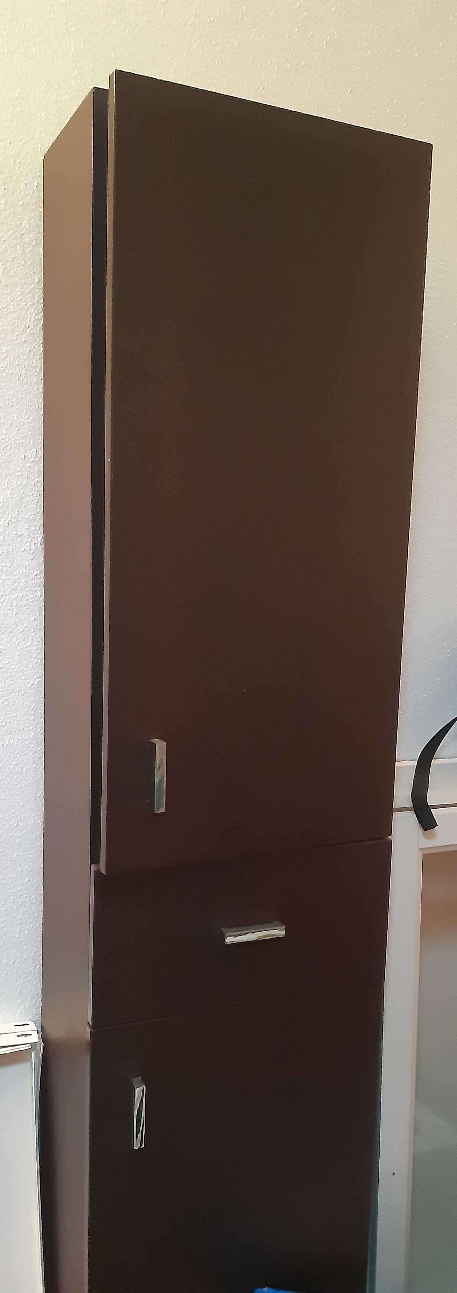 Móvel WC castanho escuro