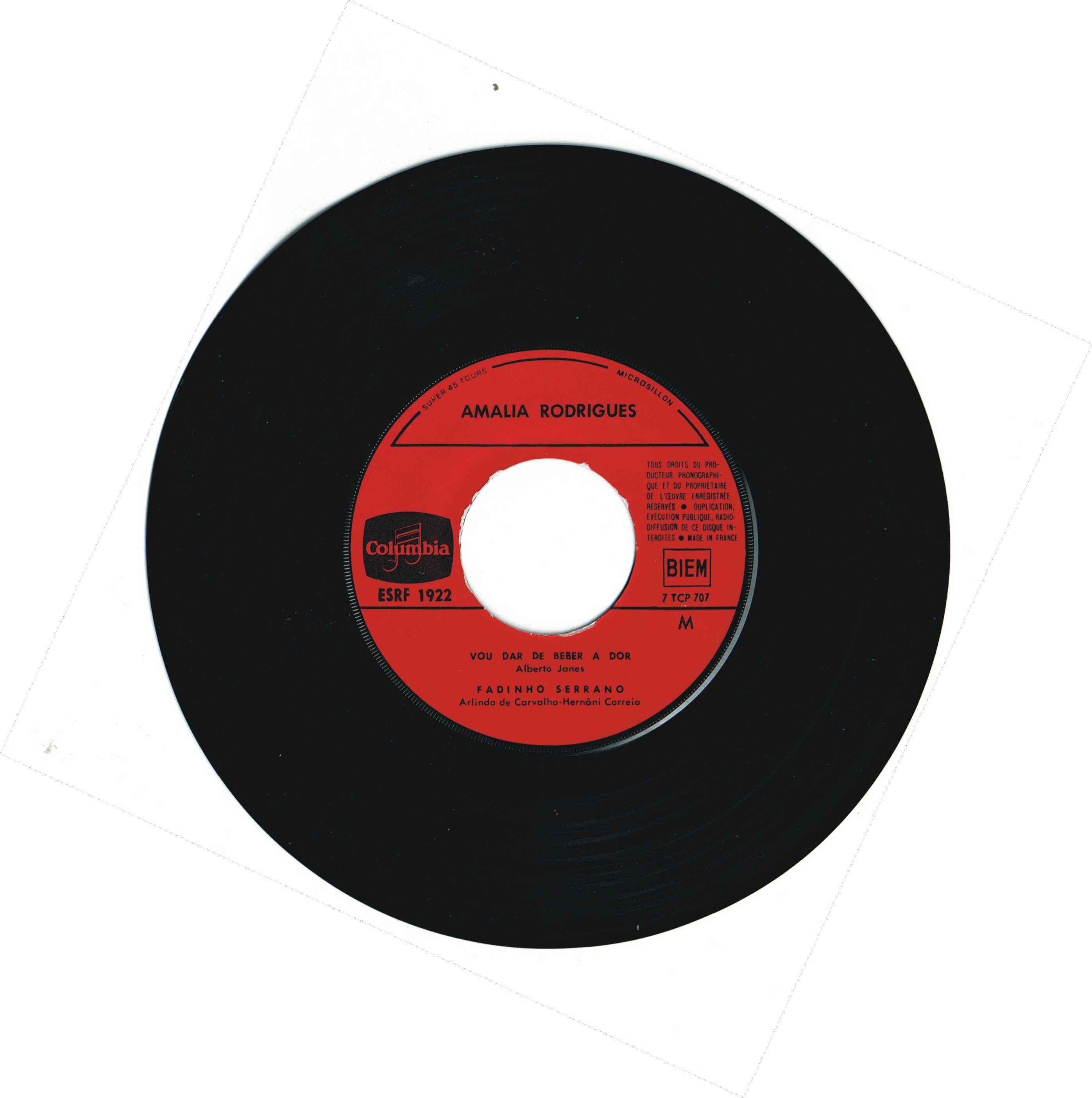 Amália Rodrigues - Vou dar de beber à dor- Vinil EP 45 Rpm - 1968