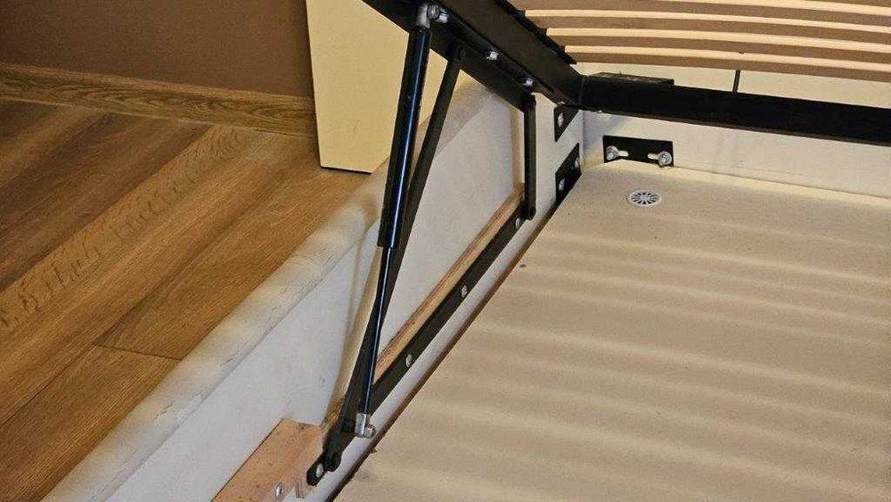 Stelaż 160x200cm do ramy łóżka uchylny, 2 osobowy, solidny, stan BDB,