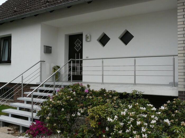 Balustrada ze stali nierdzewnej do samodzielnego montażu