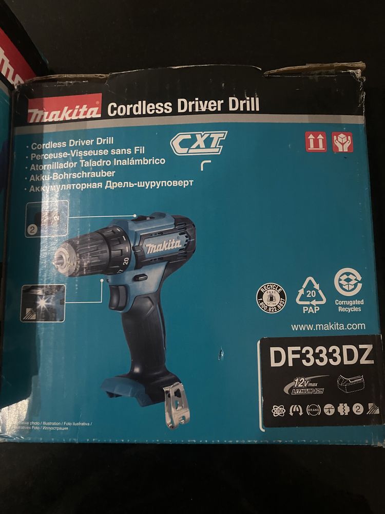 Conjunto makita DF333DZ - DFJ304ZXL tudo novo!