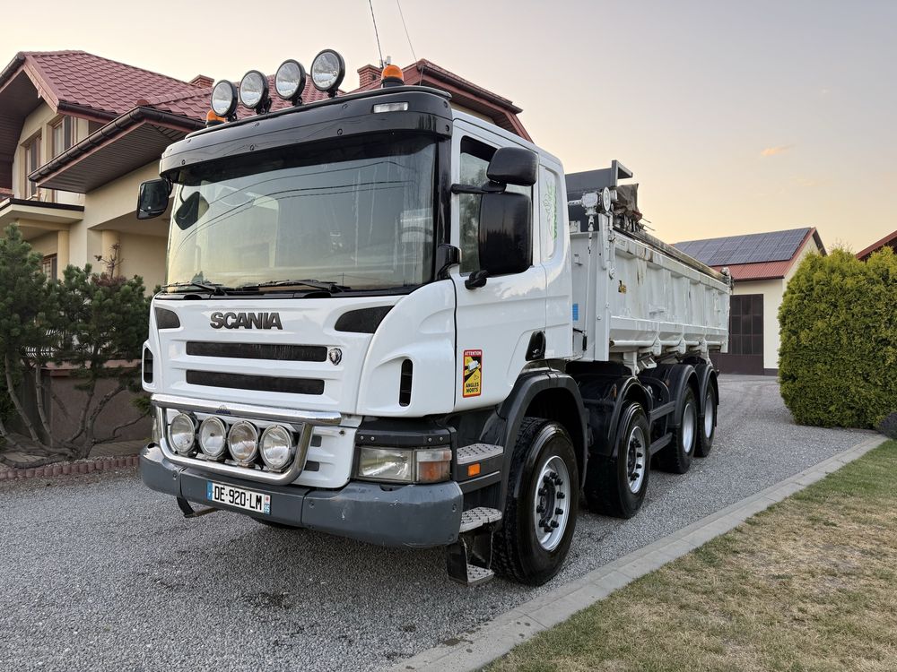 Scania P360 Rok 2008  8x4 MEILLER Wywrotka Sprowadzona Z Francji