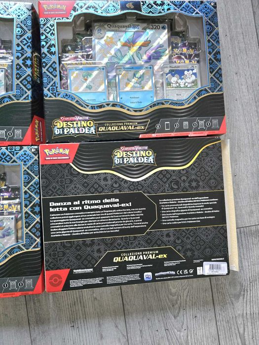 Kolekcja premium Quaquaval-ex rozszerzenia Scarlatto Violetto Pokemon