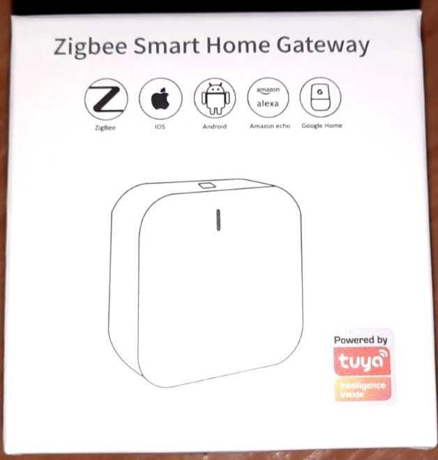 Tuya Smart Zigbee 3.0 Шлюз для Термостата, Адаптер в Сеть
Работает от