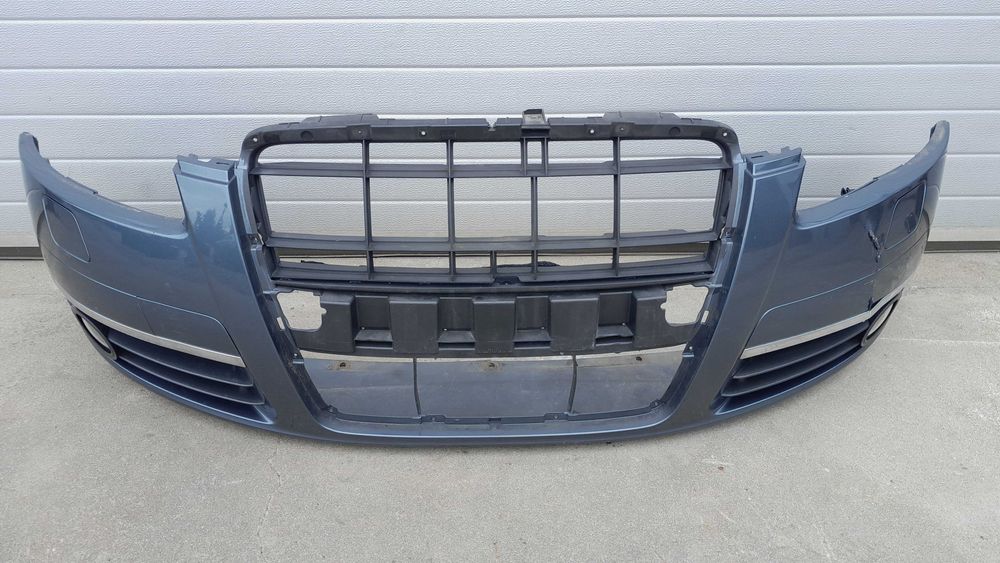Przedni zderzak przód spryskiwacze + czujniki pdc AUDI A6 C6 przedlift