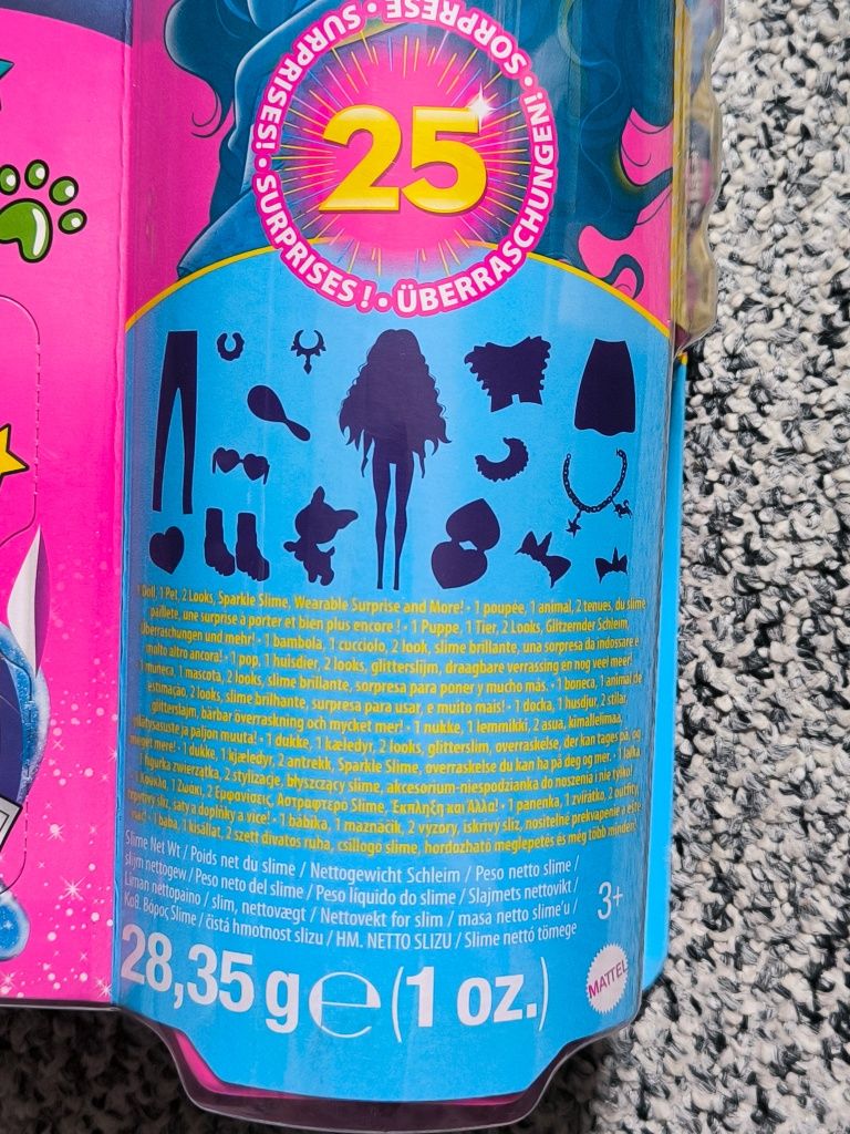 Lalka Barbie Color reveal Jednorożec niespodzianka urodziny prezent