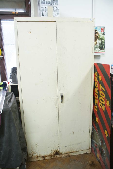 Szafa metalowa magazynowa z półkami 199x100x43