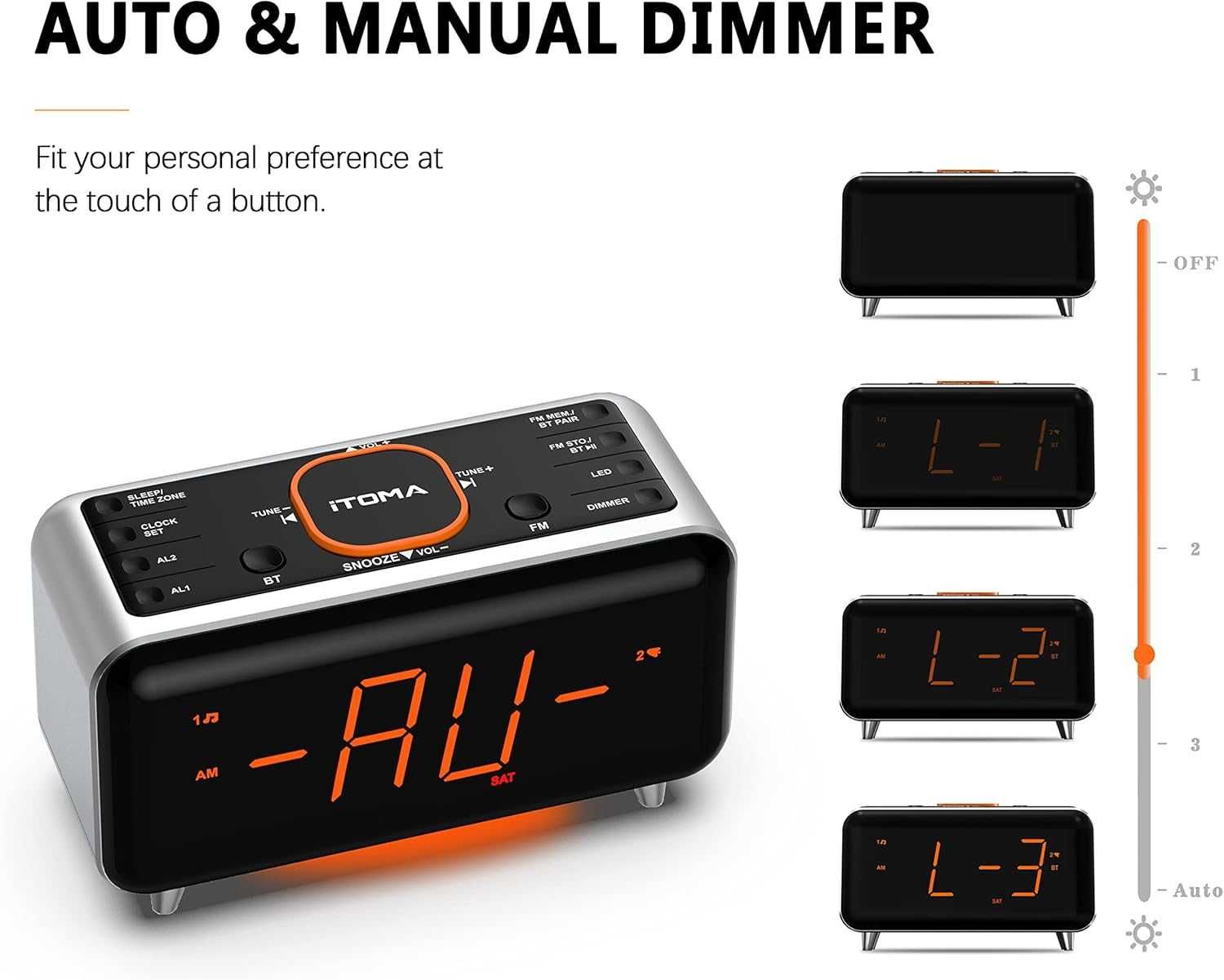 iToma Cks 208 radio budzik zegar bluetooth