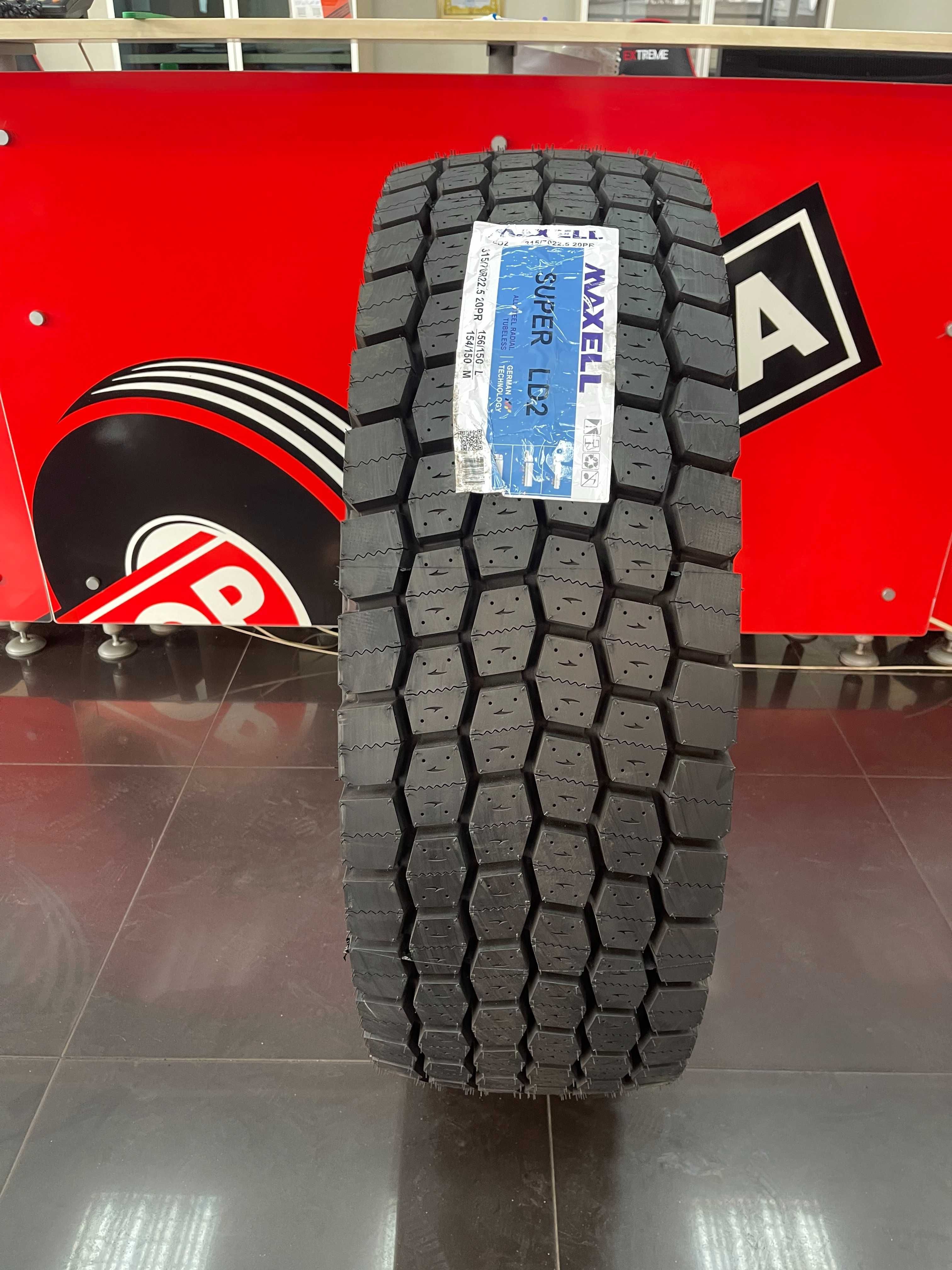 Шини колеса ведучі MAXELL 315/70R22.5 SUPER LD2 безкоштовна доставка