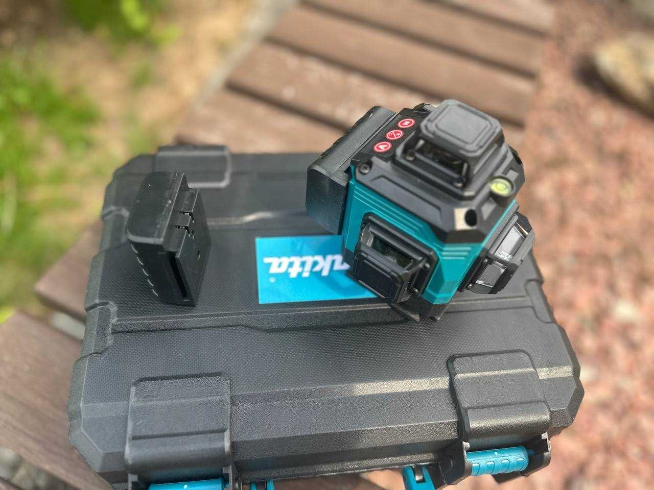 Лазерный уровень 4D 16-линейный в кейсе Makita Нивелир 16 лучей на 360