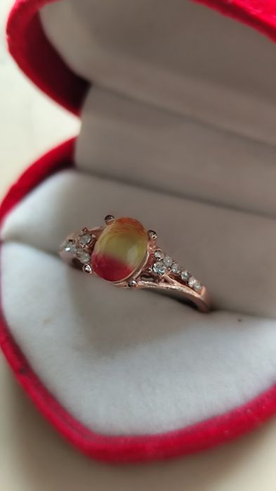 Pozłacany pierścionek