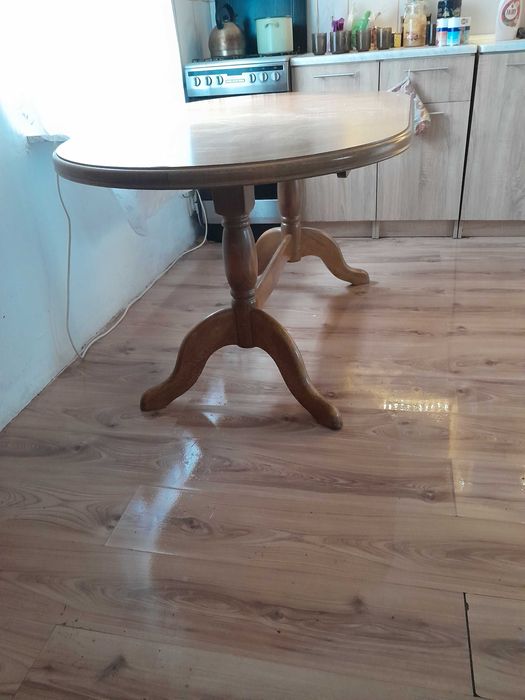 Stół drewniany dębowy duży