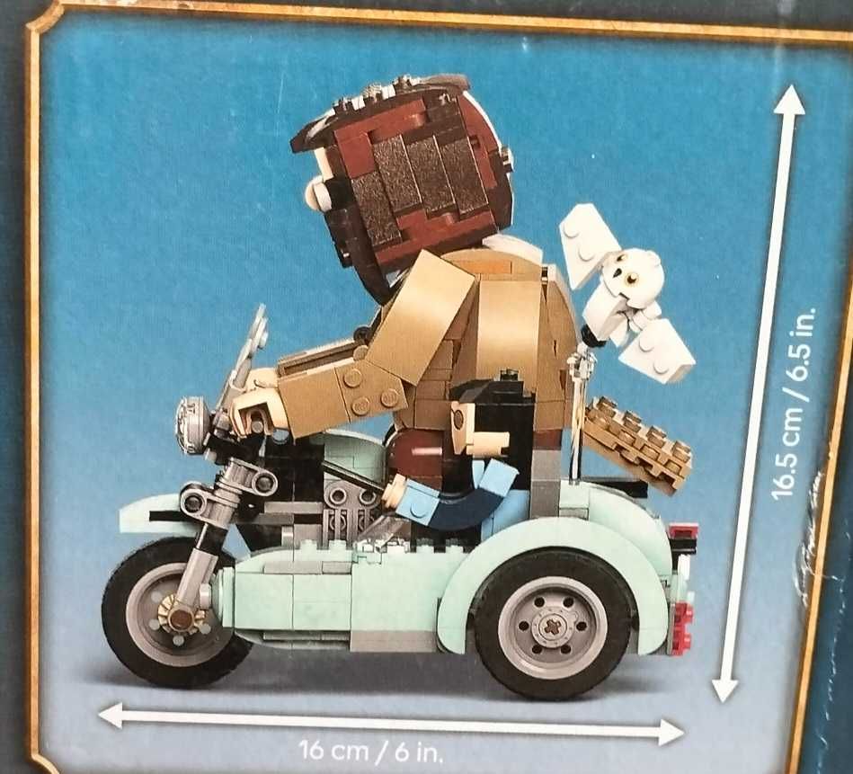 LEGO Harry Potter 76443 Przejażdżka motocyklowa Hagrida i Harry’ego
