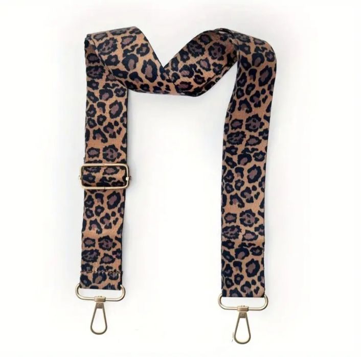 Ремешок на сумку, леопардовый принт