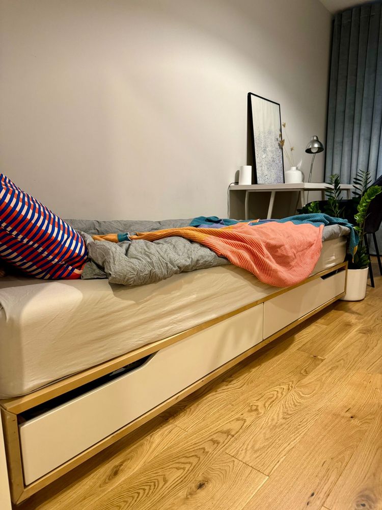 Łóżko pojedyńcze Ikea Mandal