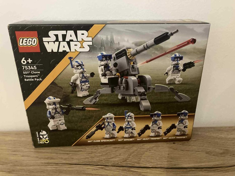 LEGO 75345 Star Wars Zestaw bitewny – żołnierze-klony z 501. legionu