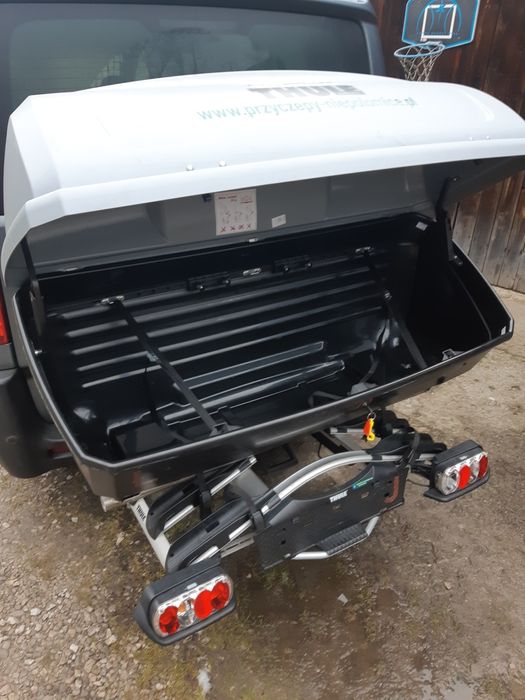 Boks na hak Thule kufer wynajem wypożyczalnia Kraków Niepołomice