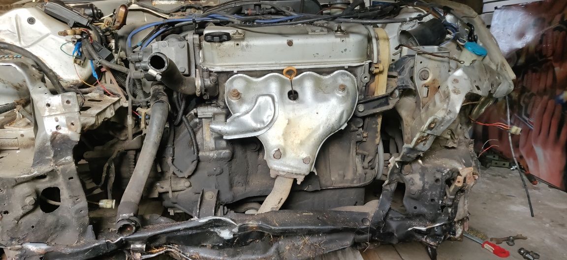Двигатель в сборе honda civic d14a1 с коробкой полностью исправен