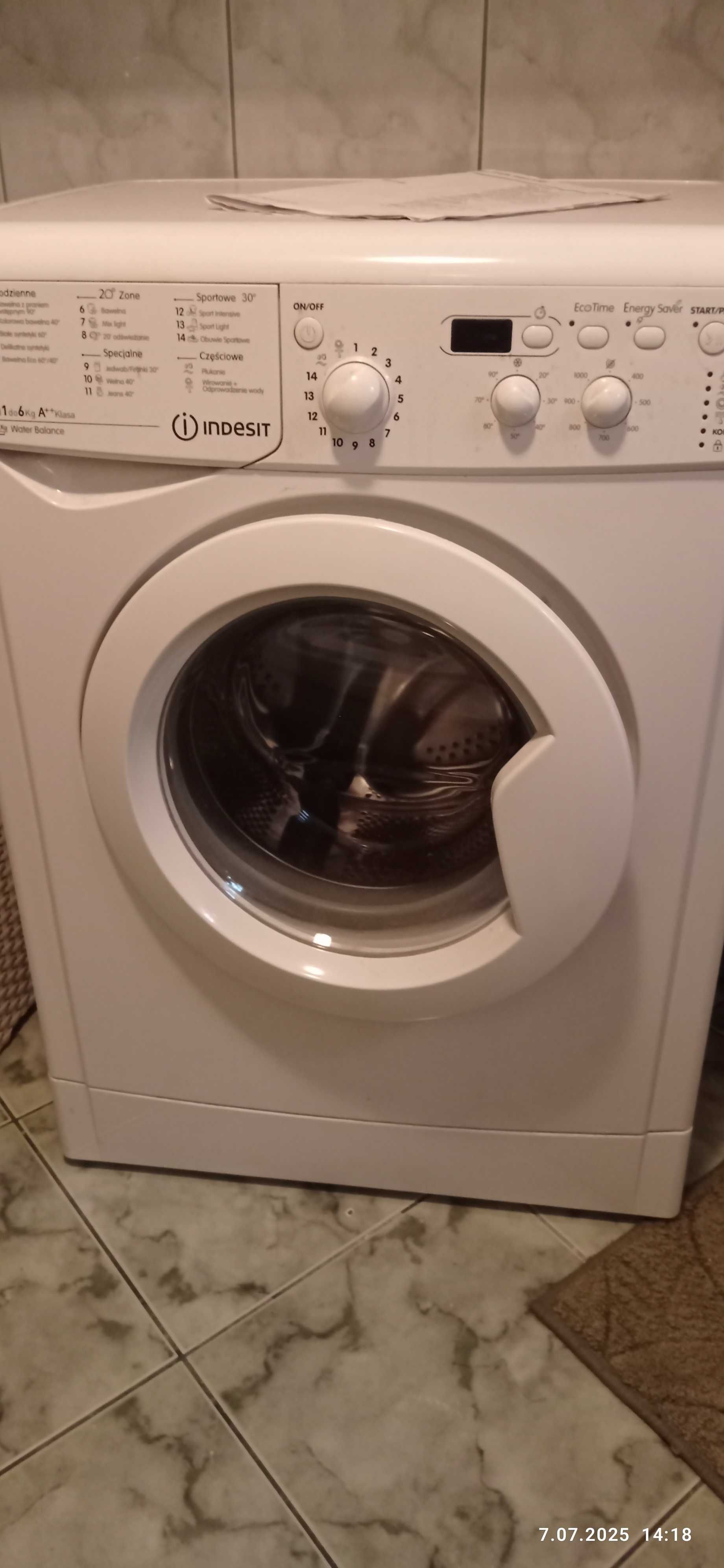Pralka automatyczna Indesit