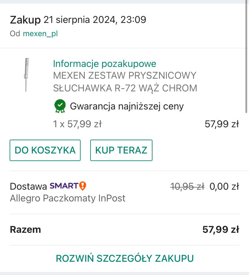 Bateria wannowa mieszaczowa Valvex chrom plus wąż ze słuchawką