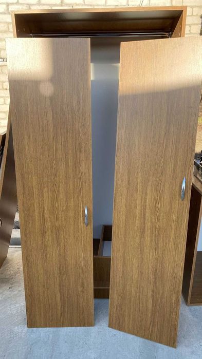 Шафа велика для речей та посуду з приставною поличкою для декору