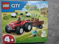LEGO City 60461 Czerwony traktor z przyczepą i owcą