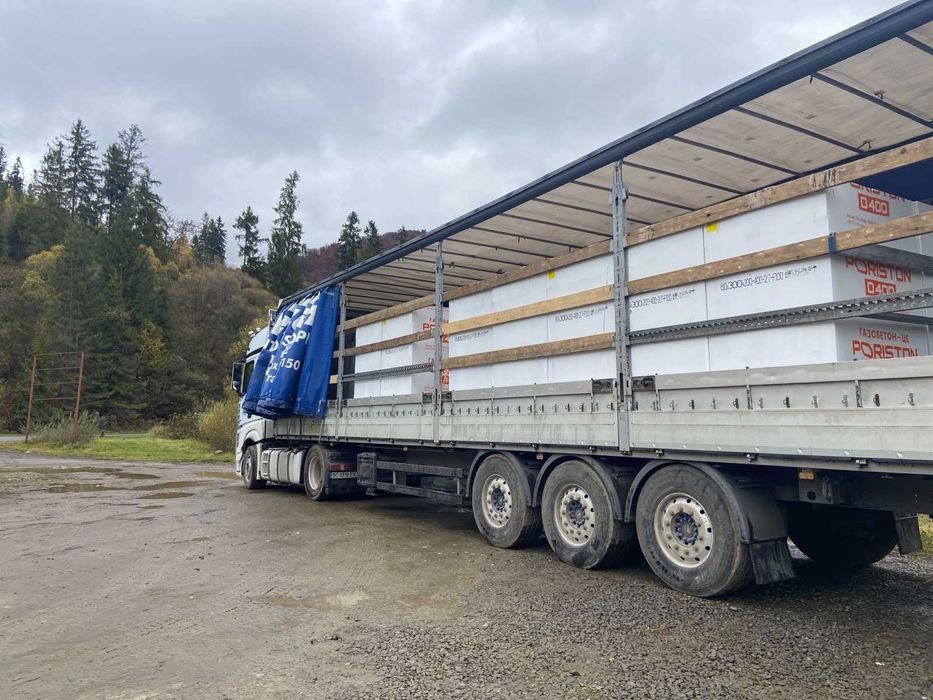 Газоблок, піноблок PORISTON (Аерок)  Борислав,Стрий, Моршин, Сколе