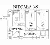 Wolne 2 pokoje w mieszkaniu na wynajem w Centrum