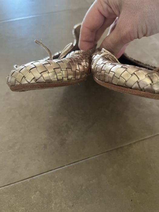 Золотисті балетки Me&Me 38 р.