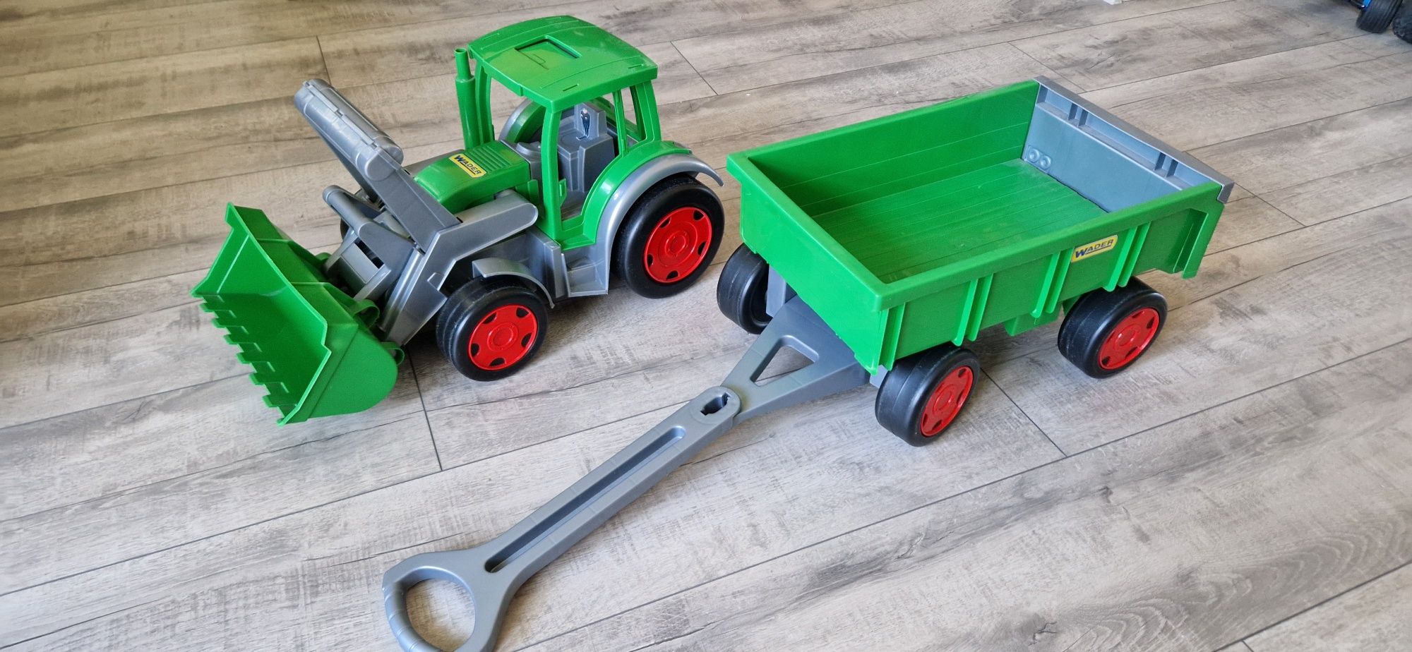Jak Nowy Traktor Gigant Z Przyczepą Wader 120cm