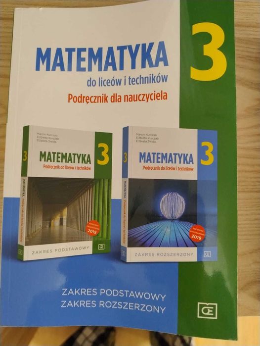 Matematyka. Podręcznik nauczyciela. Klasa 3. Podstawa i rozszerzenie