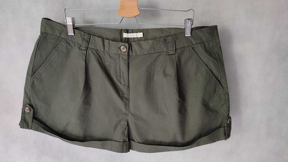 Spodenki damskie bawełniane krótkie szorty plus size rozmiar 20