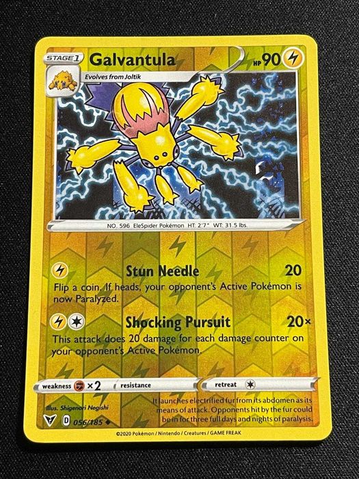 Carta Pokémon Galvantula 56/185 Vivid Voltage