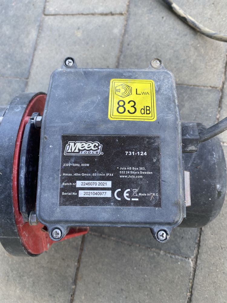 Pompa hydroforowa meec tools 800w