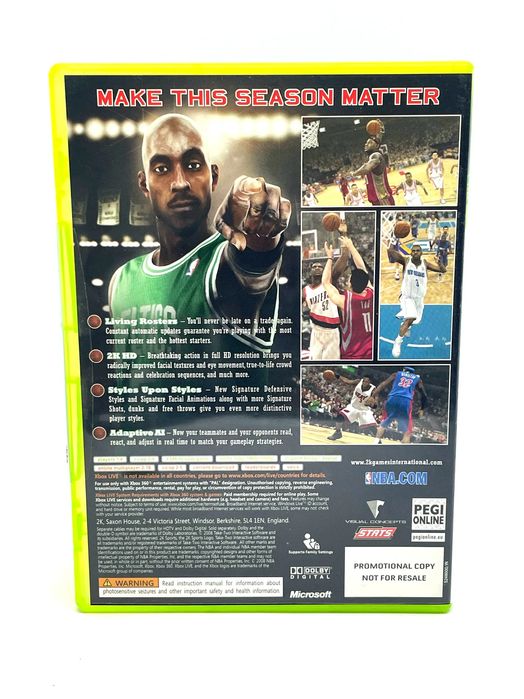 NBA 2K9 PROMO Xbox 360 Po Angielsku