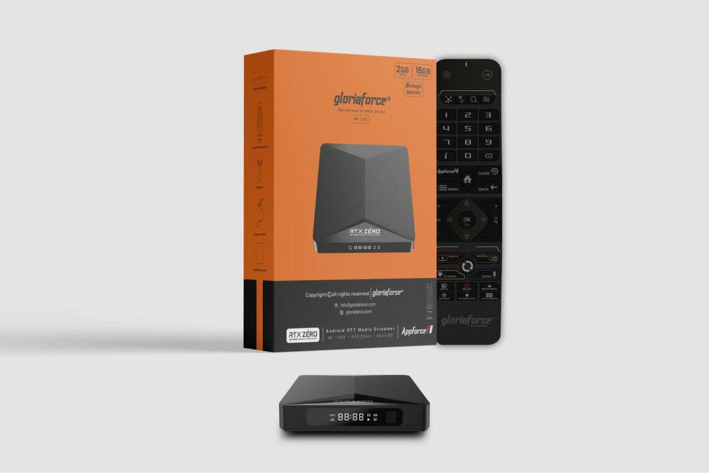 Box GloriaForce Rtx Zero 4K IPTV (NOVO)